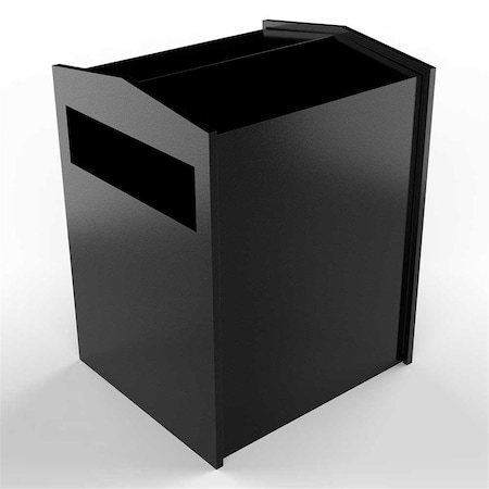 Qualarc 18 in. Liberty Collection Box ONLY - Black LSF-LS10CON